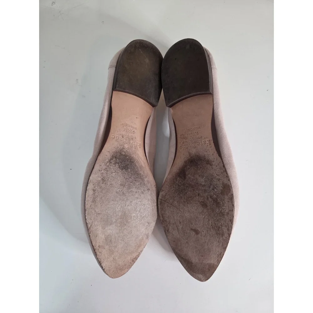 Kate Spade New York Pink Suede 10.5 Flats Slip-On women Loafer Shoes Business‎